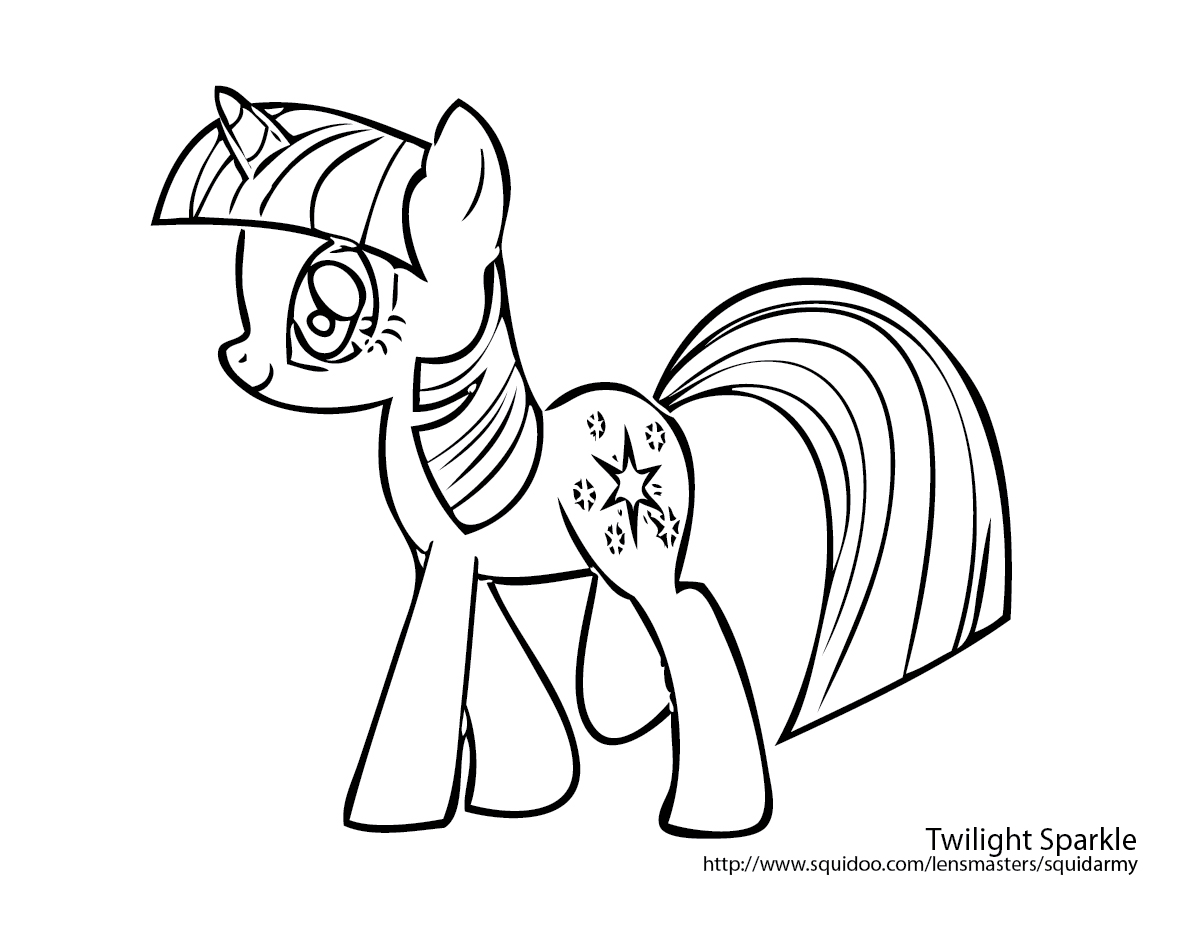 Malvorlage: Kleines Pony (Karikaturen) #41894 - Kostenlose Malvorlagen zum Ausdrucken