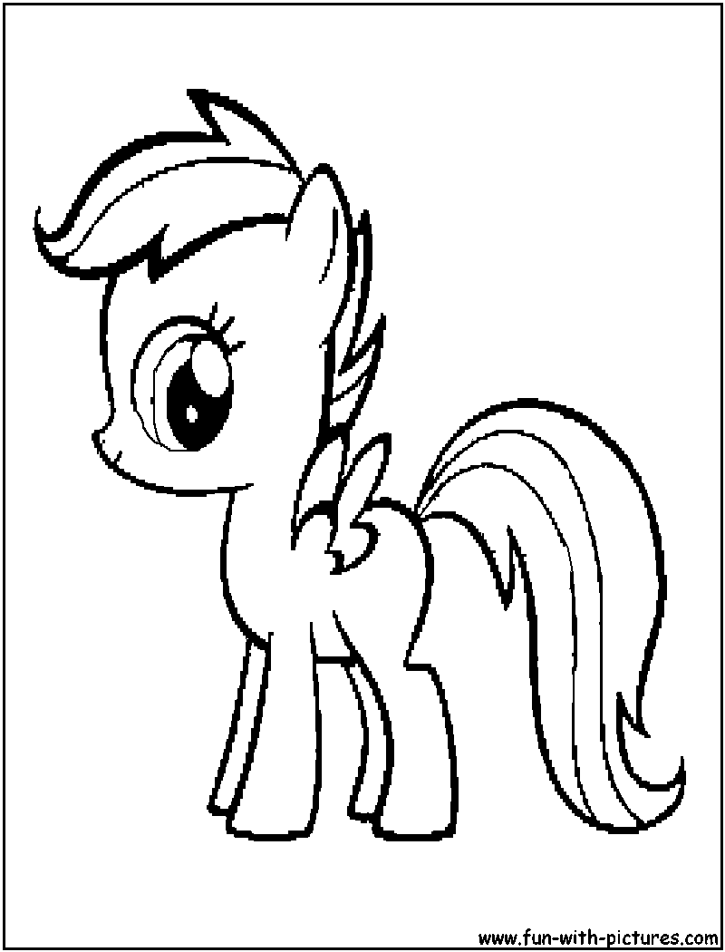 Malvorlage: Kleines Pony (Karikaturen) #41929 - Kostenlose Malvorlagen zum Ausdrucken