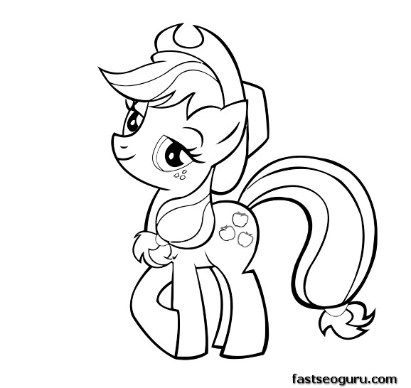 Malvorlage: Kleines Pony (Karikaturen) #41933 - Kostenlose Malvorlagen zum Ausdrucken