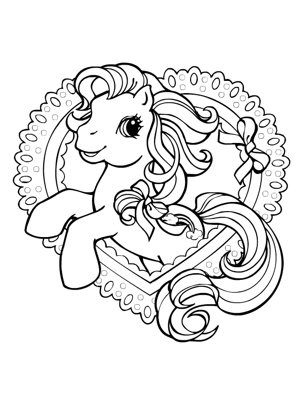 Malvorlage: Kleines Pony (Karikaturen) #41945 - Kostenlose Malvorlagen zum Ausdrucken