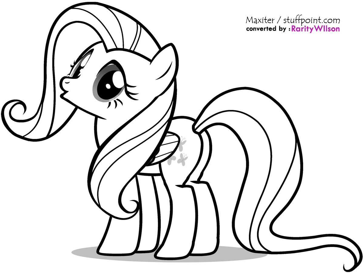 Malvorlage: Kleines Pony (Karikaturen) #41948 - Kostenlose Malvorlagen zum Ausdrucken