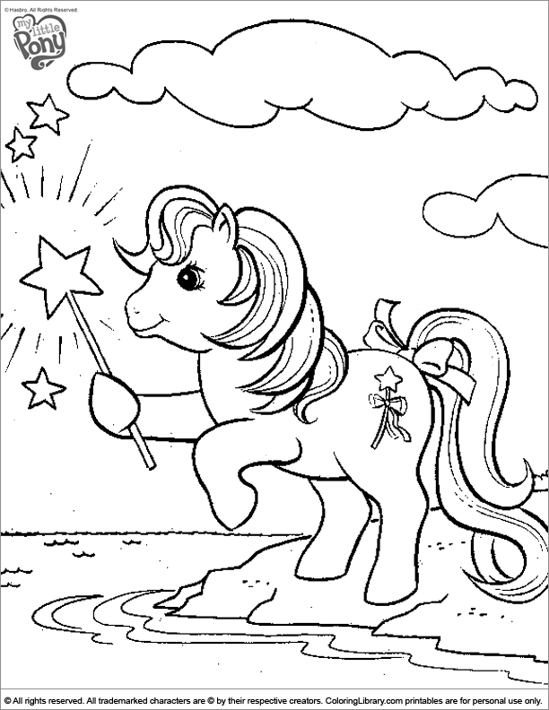 Malvorlage: Kleines Pony (Karikaturen) #41991 - Kostenlose Malvorlagen zum Ausdrucken