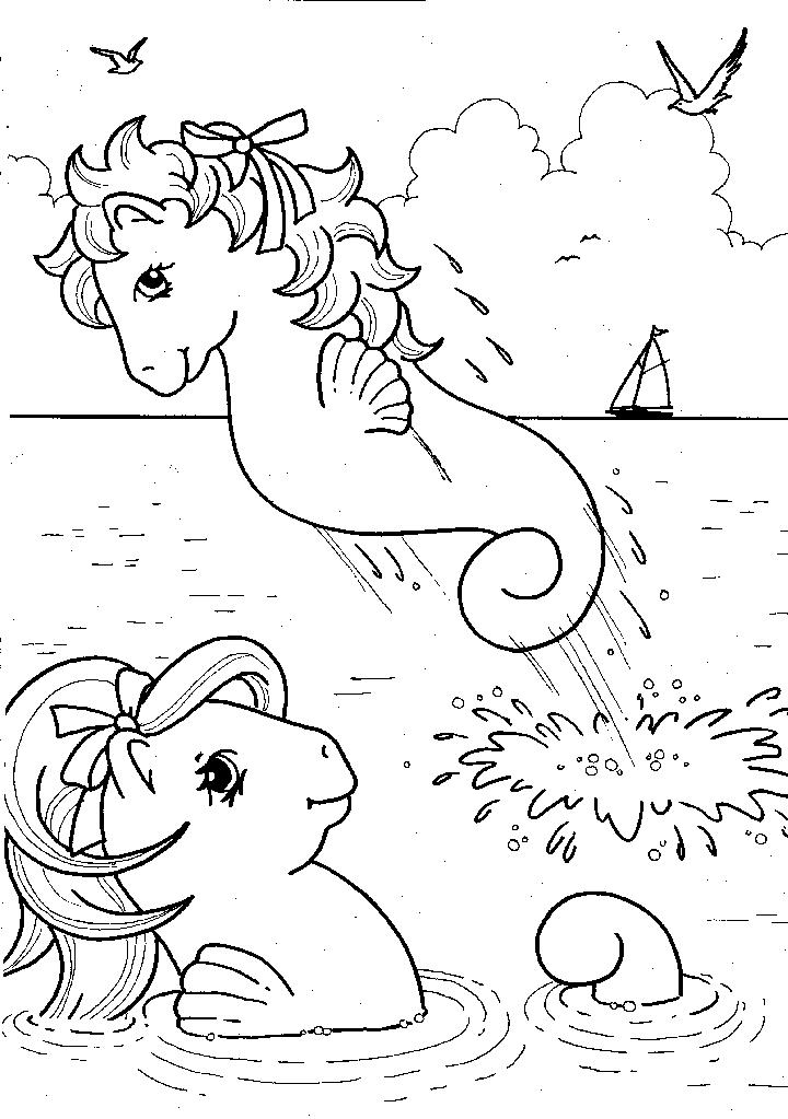 Malvorlage: Kleines Pony (Karikaturen) #42028 - Kostenlose Malvorlagen zum Ausdrucken