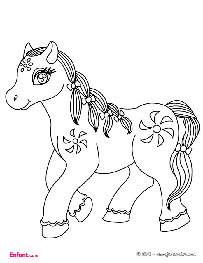 Malvorlage: Kleines Pony (Karikaturen) #42040 - Kostenlose Malvorlagen zum Ausdrucken