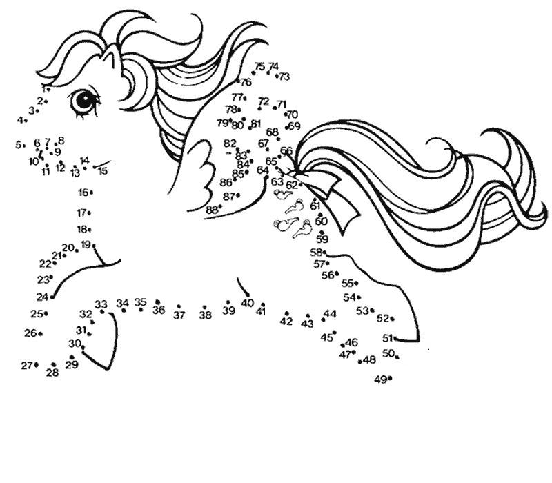 Malvorlage: Kleines Pony (Karikaturen) #42067 - Kostenlose Malvorlagen zum Ausdrucken