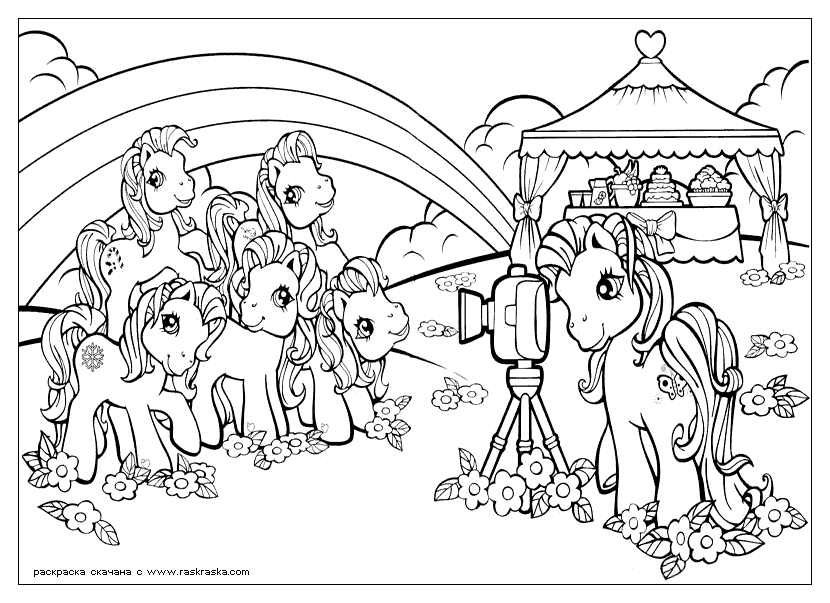 Malvorlage: Kleines Pony (Karikaturen) #42080 - Kostenlose Malvorlagen zum Ausdrucken
