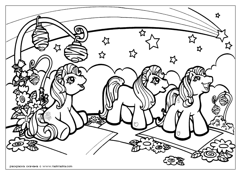 Malvorlage: Kleines Pony (Karikaturen) #42100 - Kostenlose Malvorlagen zum Ausdrucken