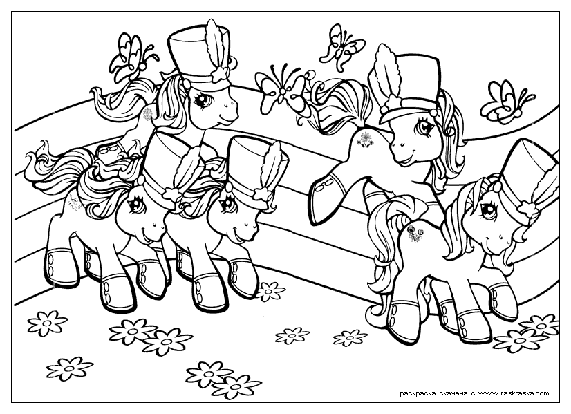 Malvorlage: Kleines Pony (Karikaturen) #42118 - Kostenlose Malvorlagen zum Ausdrucken