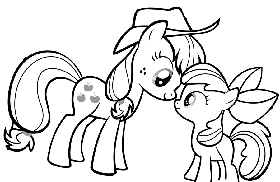 Malvorlage: Kleines Pony (Karikaturen) #42119 - Kostenlose Malvorlagen zum Ausdrucken