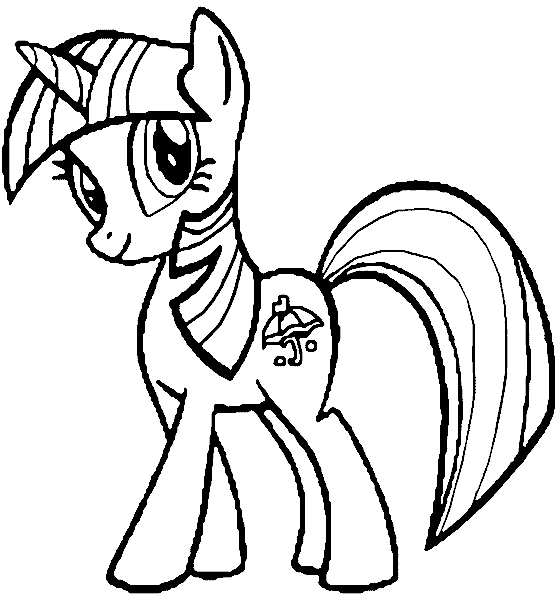 Malvorlage: Kleines Pony (Karikaturen) #42136 - Kostenlose Malvorlagen zum Ausdrucken