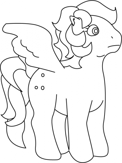 Malvorlage: Kleines Pony (Karikaturen) #42137 - Kostenlose Malvorlagen zum Ausdrucken