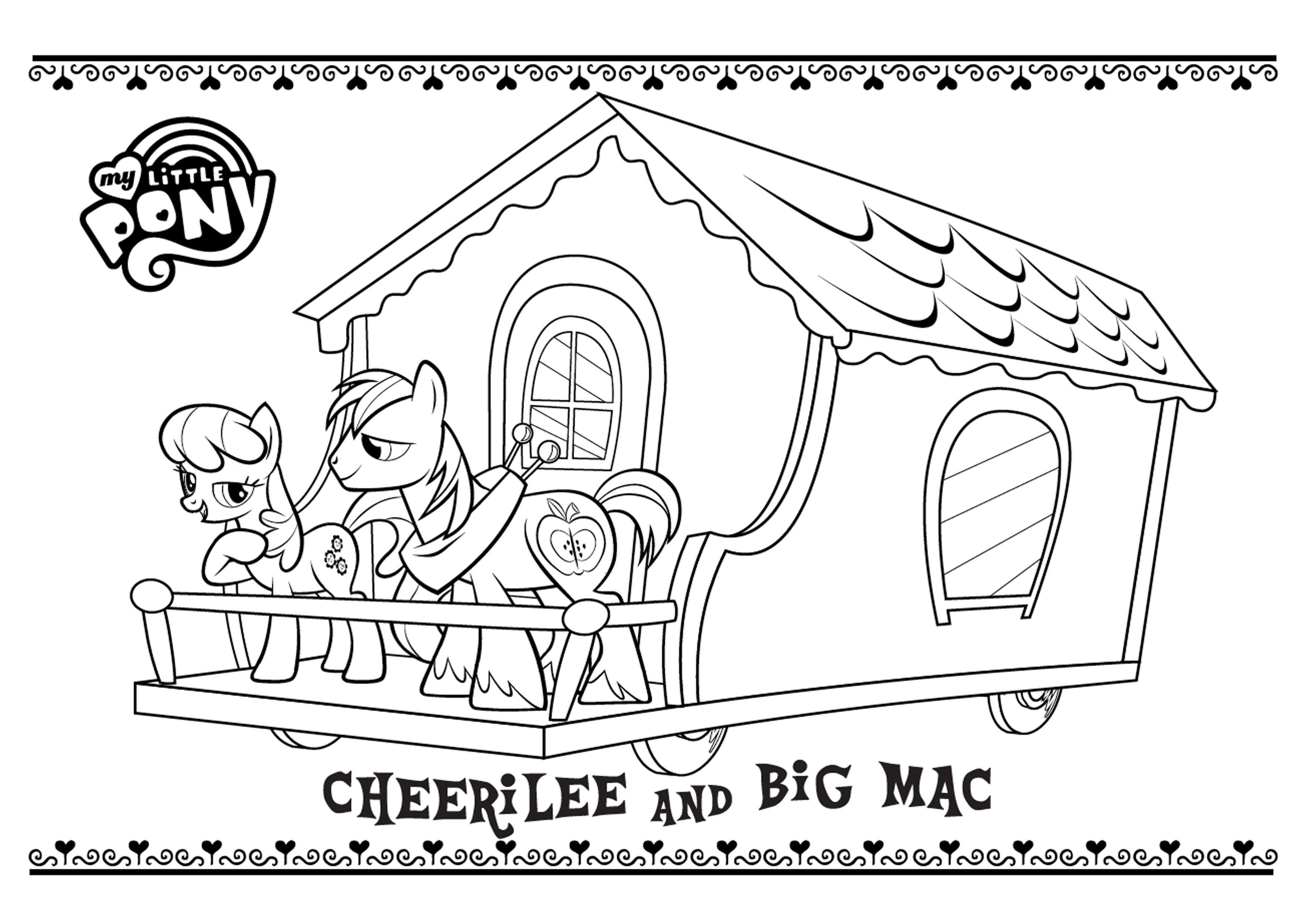 Malvorlage: Kleines Pony (Karikaturen) #42151 - Kostenlose Malvorlagen zum Ausdrucken