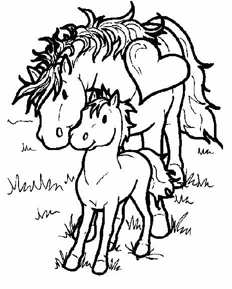 Malvorlage: Kleines Pony (Karikaturen) #42176 - Kostenlose Malvorlagen zum Ausdrucken