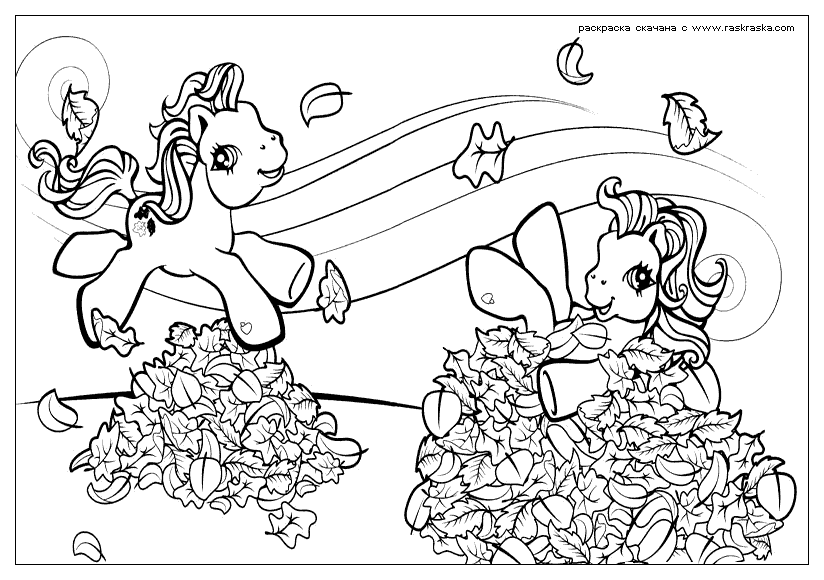 Malvorlage: Kleines Pony (Karikaturen) #42187 - Kostenlose Malvorlagen zum Ausdrucken