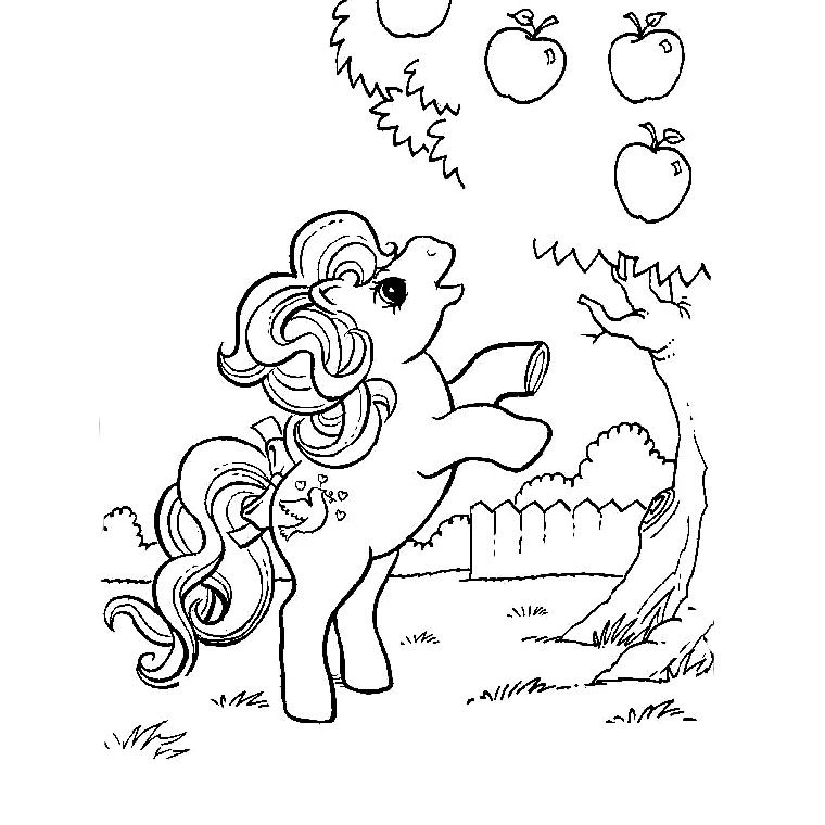 Malvorlage: Kleines Pony (Karikaturen) #42210 - Kostenlose Malvorlagen zum Ausdrucken