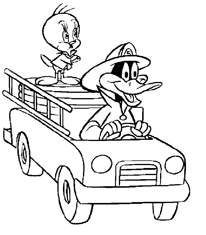 Malvorlage: Looney Tunes (Karikaturen) #39140 - Kostenlose Malvorlagen zum Ausdrucken