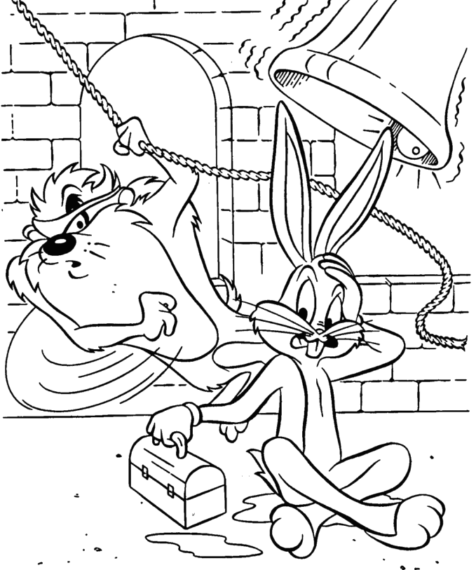 Malvorlage: Looney Tunes (Karikaturen) #39215 - Kostenlose Malvorlagen zum Ausdrucken