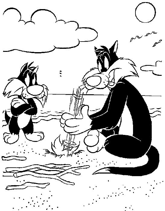 Malvorlage: Looney Tunes (Karikaturen) #39217 - Kostenlose Malvorlagen zum Ausdrucken