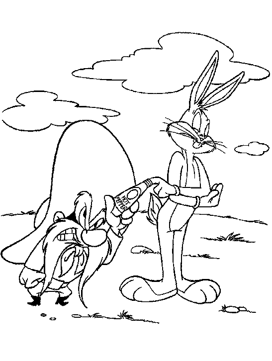 Malvorlage: Looney Tunes (Karikaturen) #39234 - Kostenlose Malvorlagen zum Ausdrucken