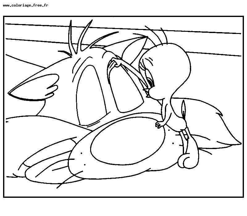 Malvorlage: Looney Tunes (Karikaturen) #39302 - Kostenlose Malvorlagen zum Ausdrucken