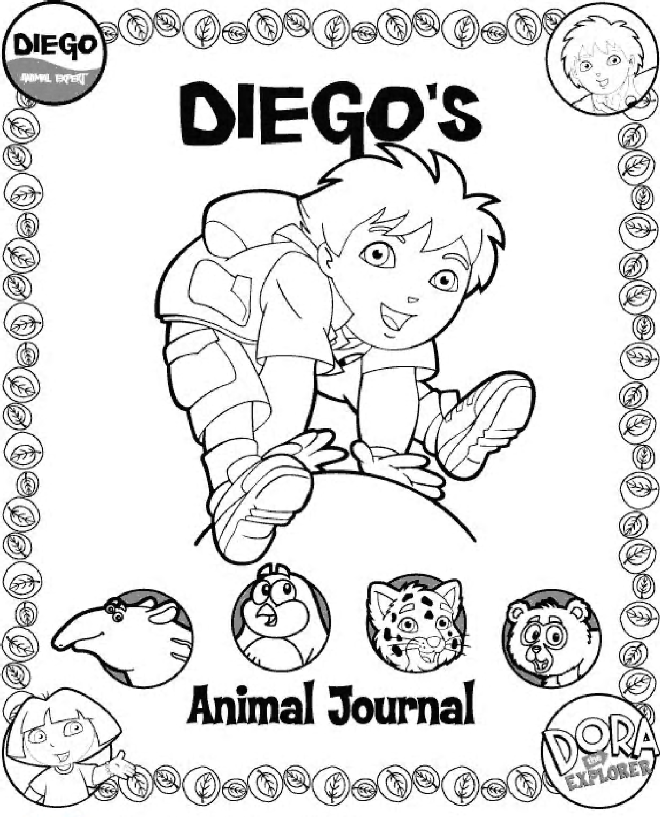 Malvorlage: Los Diego! (Karikaturen) #48514 - Kostenlose Malvorlagen zum Ausdrucken