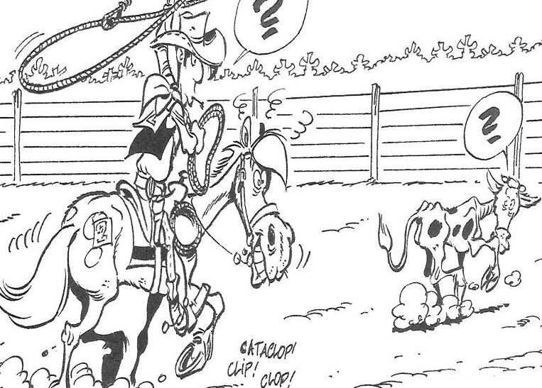 Malvorlage: Lucky Luke (Karikaturen) #25533 - Kostenlose Malvorlagen zum Ausdrucken
