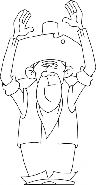Malvorlage: Lucky Luke (Karikaturen) #25585 - Kostenlose Malvorlagen zum Ausdrucken