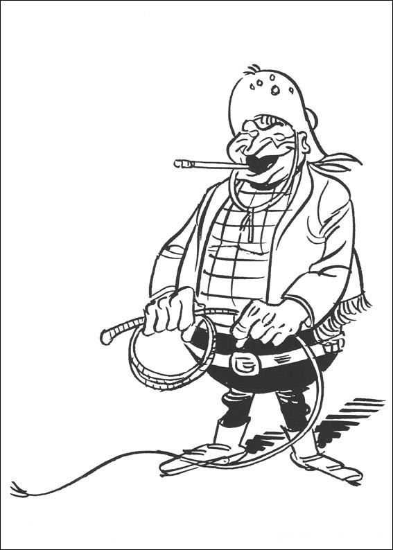 Malvorlage: Lucky Luke (Karikaturen) #25641 - Kostenlose Malvorlagen zum Ausdrucken