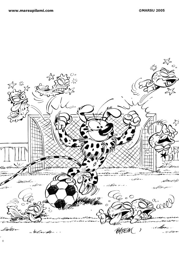 Malvorlage: Marsupilami (Karikaturen) #50142 - Kostenlose Malvorlagen zum Ausdrucken