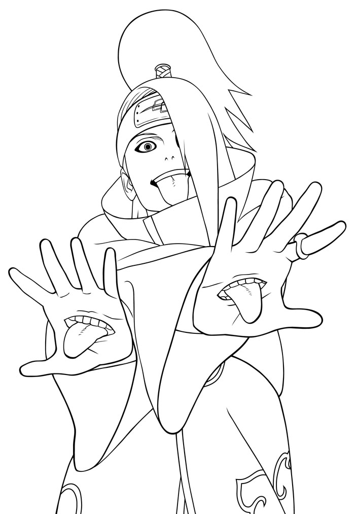 Malvorlage: Naruto (Karikaturen) #38069 - Kostenlose Malvorlagen zum Ausdrucken