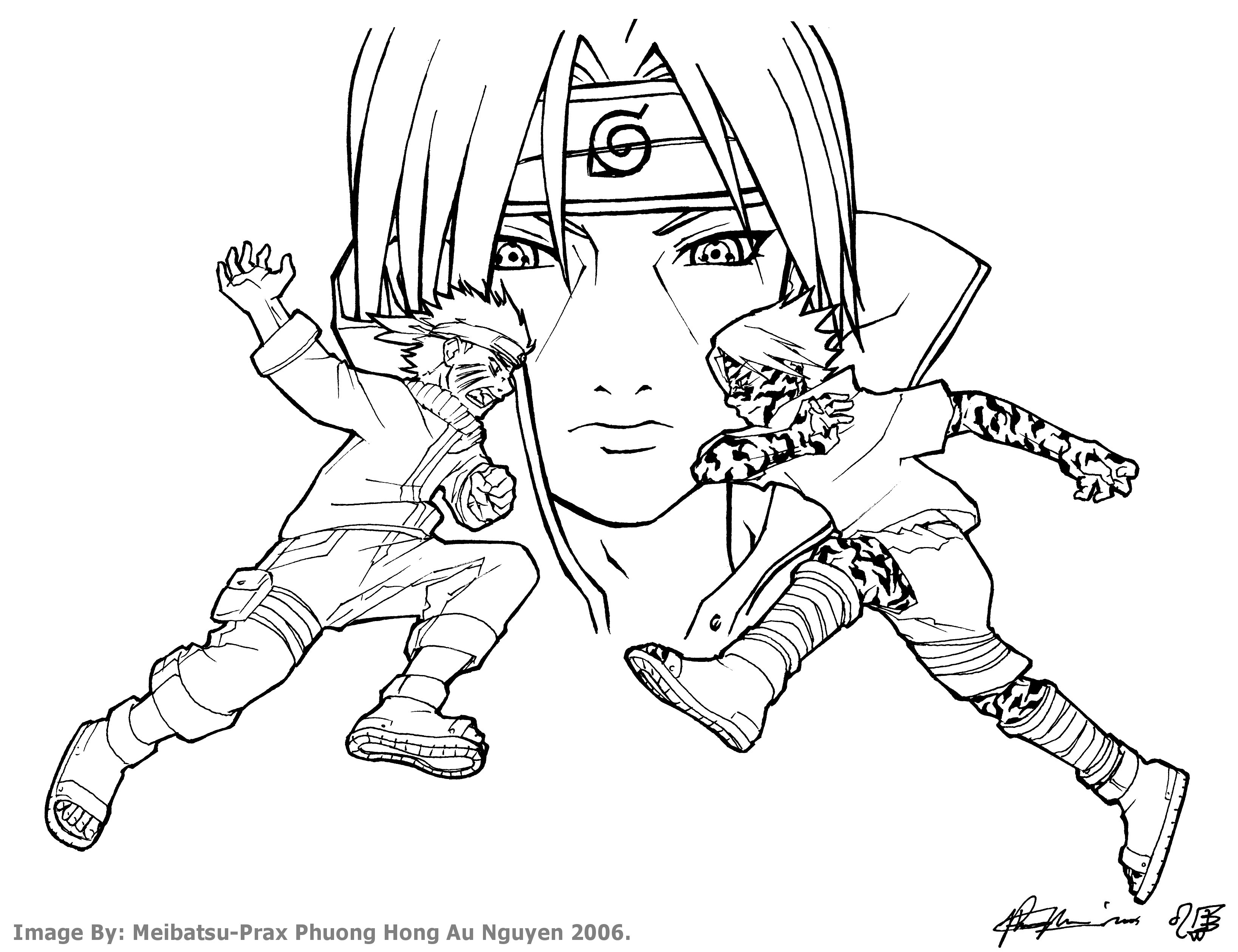 Malvorlage: Naruto (Karikaturen) #38156 - Kostenlose Malvorlagen zum Ausdrucken
