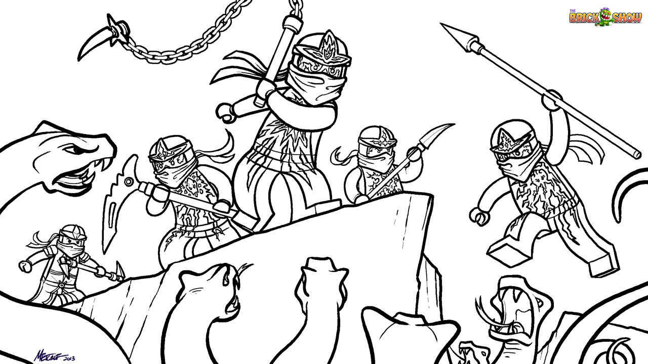 Malvorlage: Ninjago (Karikaturen) #23991 - Kostenlose Malvorlagen zum Ausdrucken