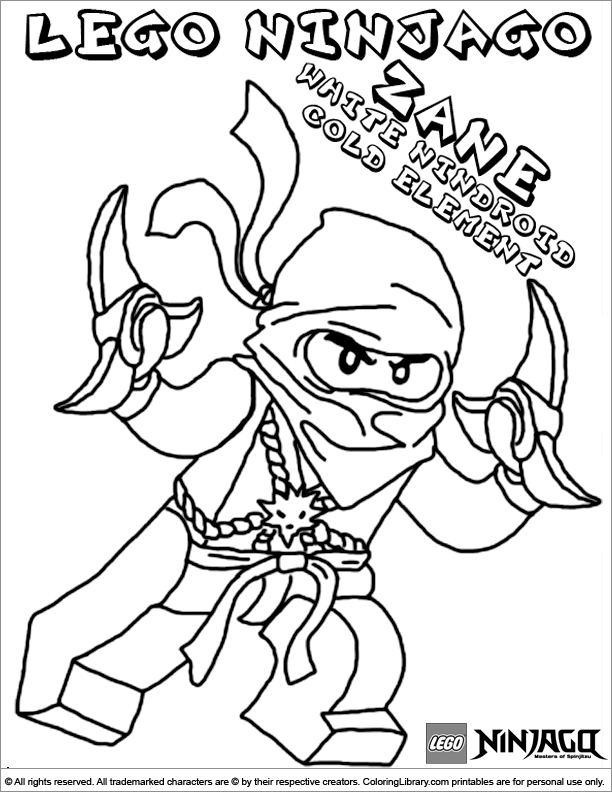 Malvorlage: Ninjago (Karikaturen) #24095 - Kostenlose Malvorlagen zum Ausdrucken