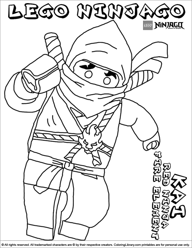 Malvorlage: Ninjago (Karikaturen) #24107 - Kostenlose Malvorlagen zum Ausdrucken