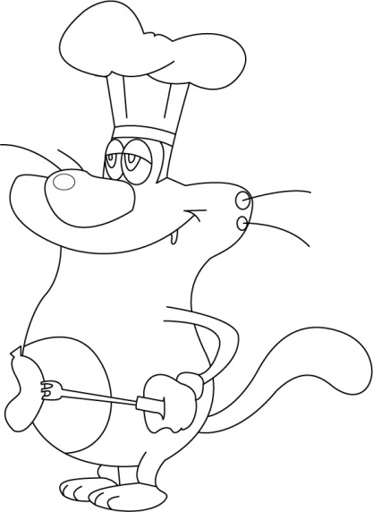 Malvorlage: Oggy und die Kakerlaken (Karikaturen) #37857 - Kostenlose Malvorlagen zum Ausdrucken