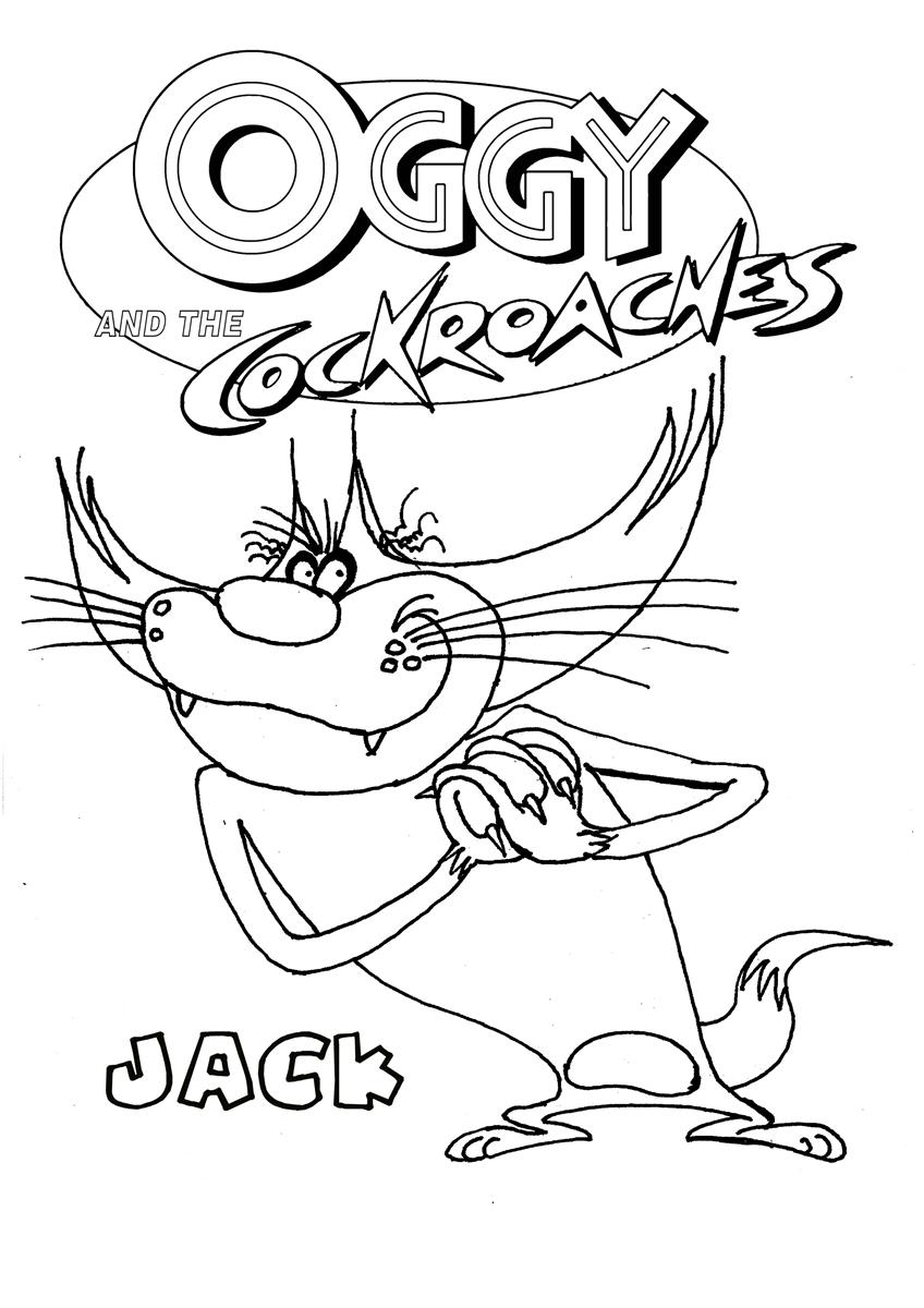 Malvorlage: Oggy und die Kakerlaken (Karikaturen) #37863 - Kostenlose Malvorlagen zum Ausdrucken