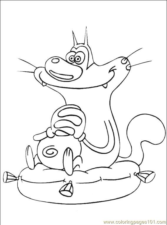 Malvorlage: Oggy und die Kakerlaken (Karikaturen) #37864 - Kostenlose Malvorlagen zum Ausdrucken