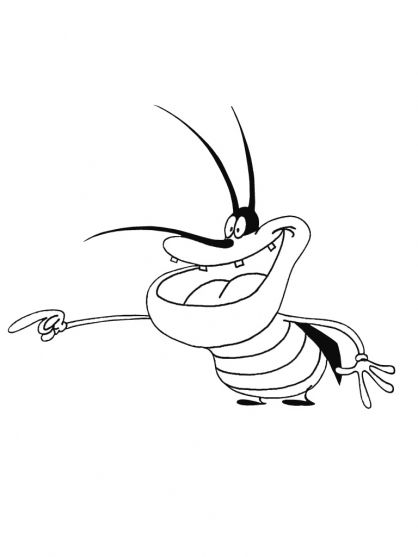 Malvorlage: Oggy und die Kakerlaken (Karikaturen) #37890 - Kostenlose Malvorlagen zum Ausdrucken