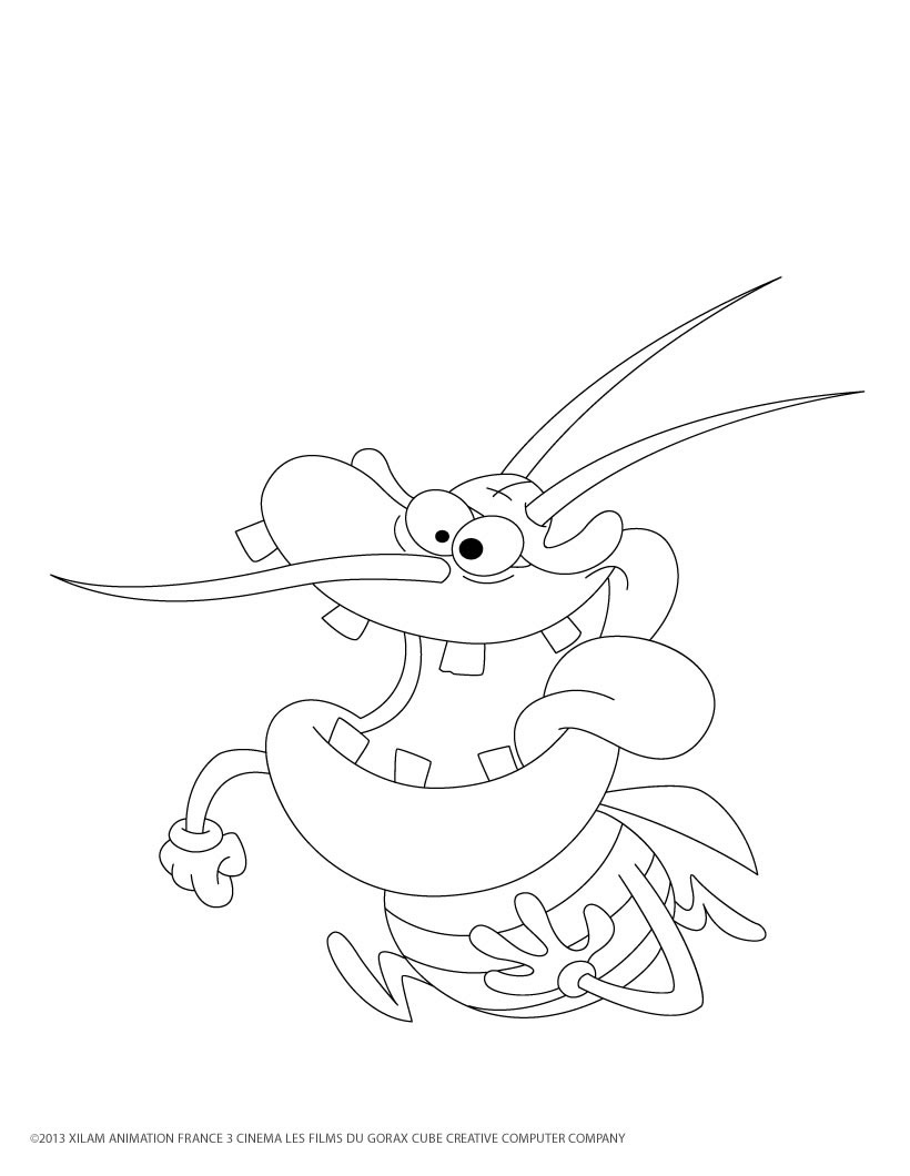 Malvorlage: Oggy und die Kakerlaken (Karikaturen) #37898 - Kostenlose Malvorlagen zum Ausdrucken
