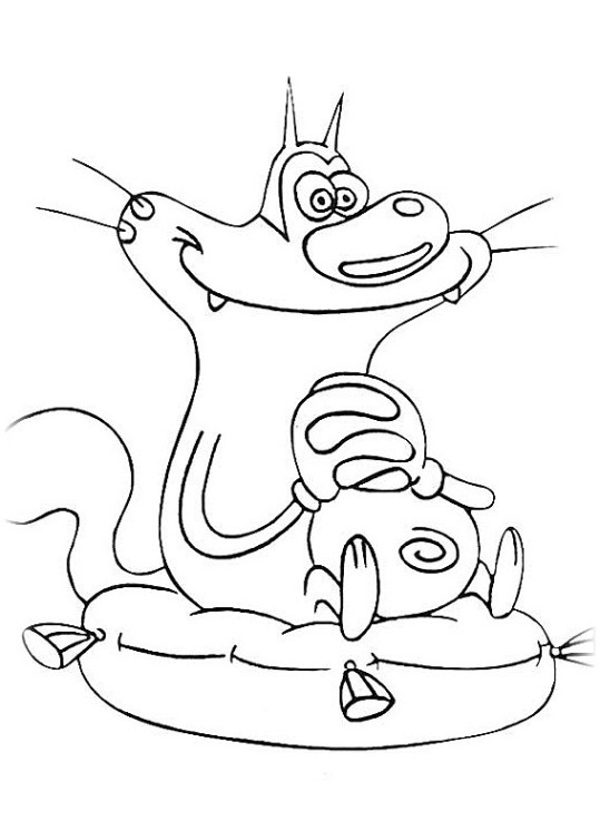 Malvorlage: Oggy und die Kakerlaken (Karikaturen) #37899 - Kostenlose Malvorlagen zum Ausdrucken