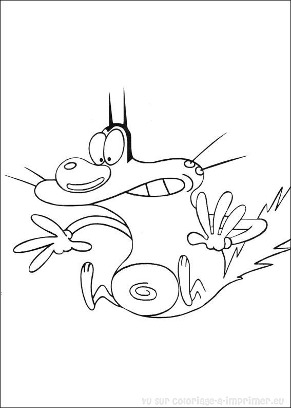 Malvorlage: Oggy und die Kakerlaken (Karikaturen) #37909 - Kostenlose Malvorlagen zum Ausdrucken