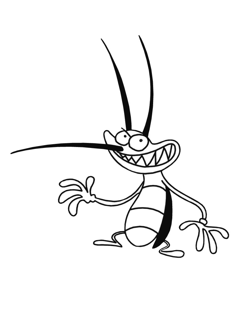 Malvorlage: Oggy und die Kakerlaken (Karikaturen) #37938 - Kostenlose Malvorlagen zum Ausdrucken