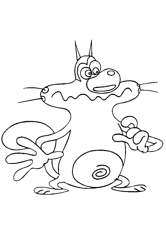 Malvorlage: Oggy und die Kakerlaken (Karikaturen) #37997 - Kostenlose Malvorlagen zum Ausdrucken