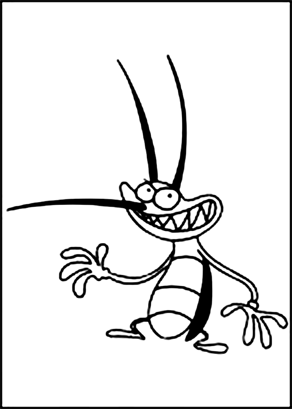 Malvorlage: Oggy und die Kakerlaken (Karikaturen) #38029 - Kostenlose Malvorlagen zum Ausdrucken