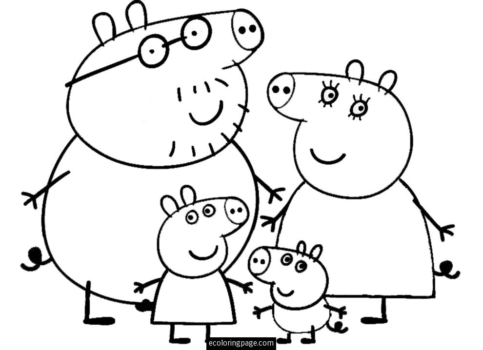 Malvorlage: Peppa Pig (Karikaturen) #43907 - Kostenlose Malvorlagen zum Ausdrucken