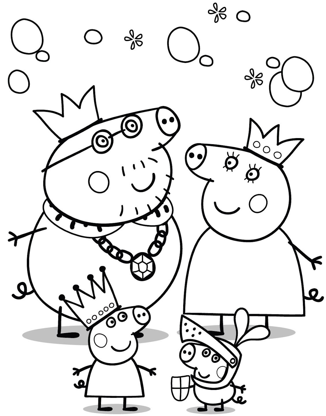 Malvorlage: Peppa Pig (Karikaturen) #43909 - Kostenlose Malvorlagen zum Ausdrucken