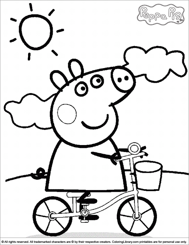 Malvorlage: Peppa Pig (Karikaturen) #43910 - Kostenlose Malvorlagen zum Ausdrucken