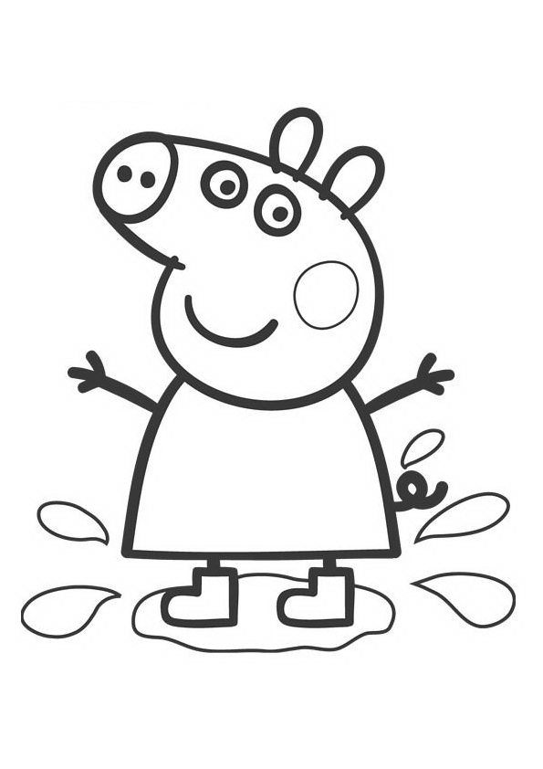 Malvorlage: Peppa Pig (Karikaturen) #43911 - Kostenlose Malvorlagen zum Ausdrucken