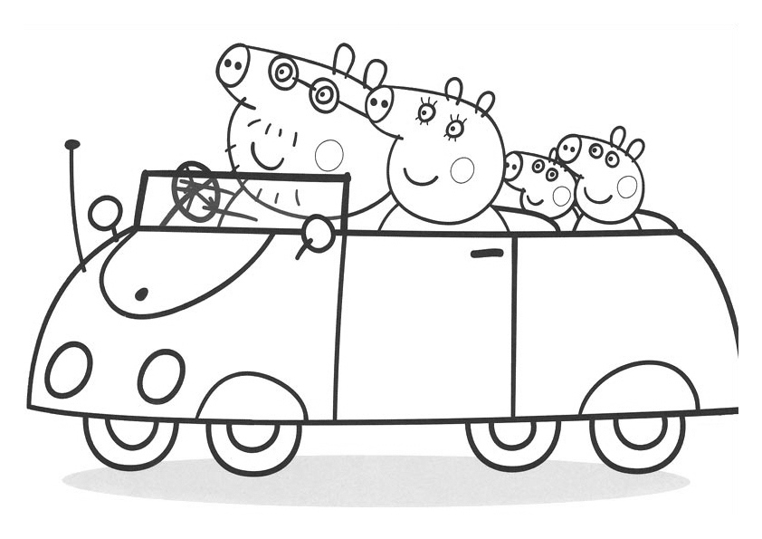 Malvorlage: Peppa Pig (Karikaturen) #43916 - Kostenlose Malvorlagen zum Ausdrucken