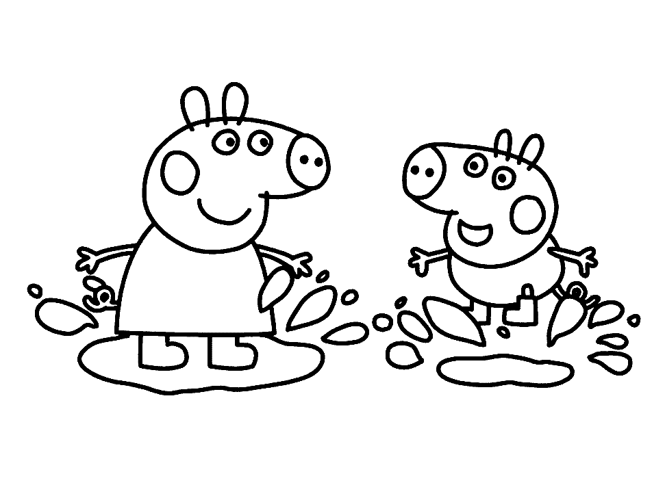 Malvorlage: Peppa Pig (Karikaturen) #43923 - Kostenlose Malvorlagen zum Ausdrucken